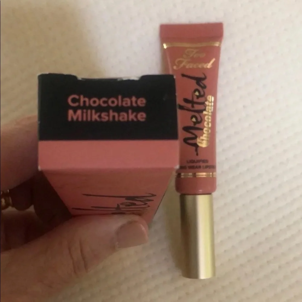 TOO FACED Melted Lipstick 0.4oz Chocolate Milkshake NIB $25